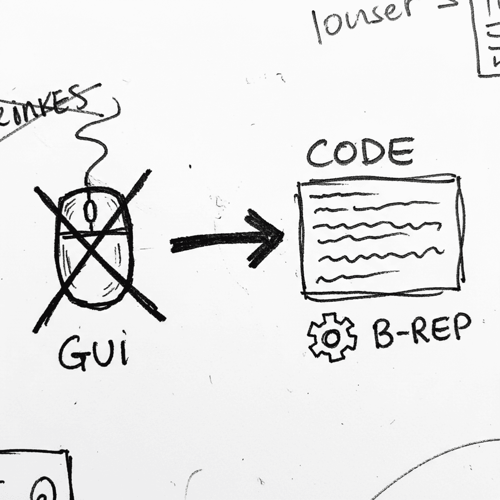 CadQuery: Programmable B-Rep Geometry and the Shift to Code-CAD