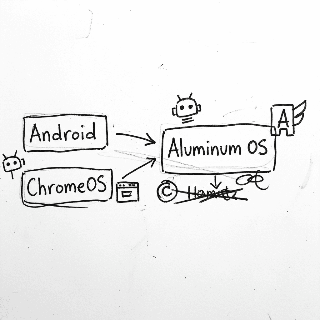 Googlebook : L'unification Android-ChromeOS sous Aluminium OS