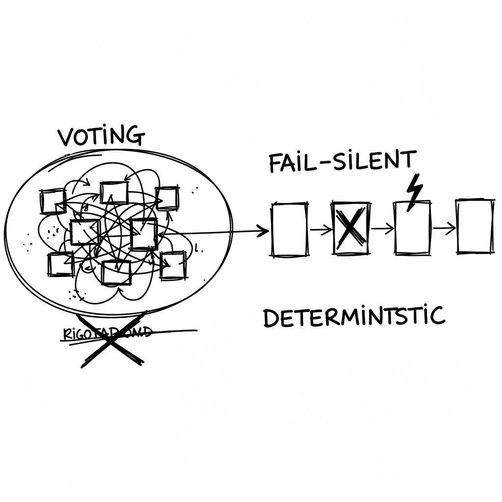 Orion Flight Control System: Fail-Silent Determinism in Lunar Transit