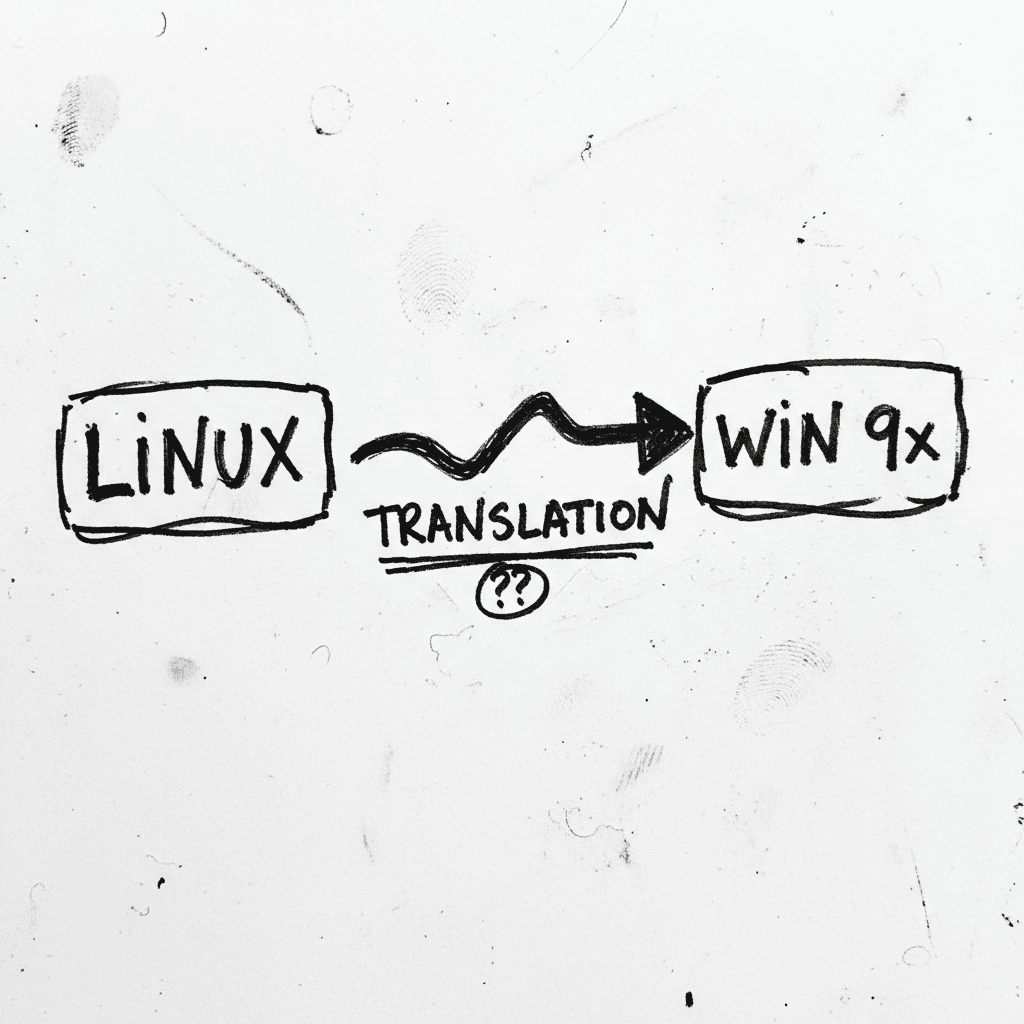 W9SL: Syscall Translation for Legacy Windows 9x Kernels