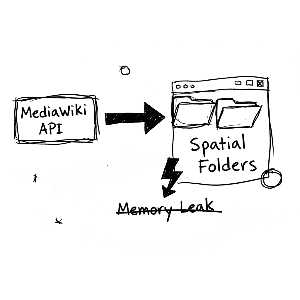 Wikipedia Explorer and the Spatial Mapping of MediaWiki APIs