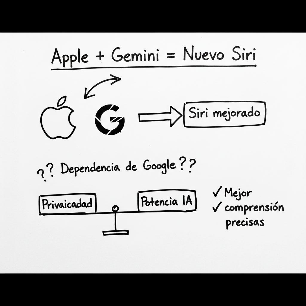 Apple + Gemini = Nuevo Siri