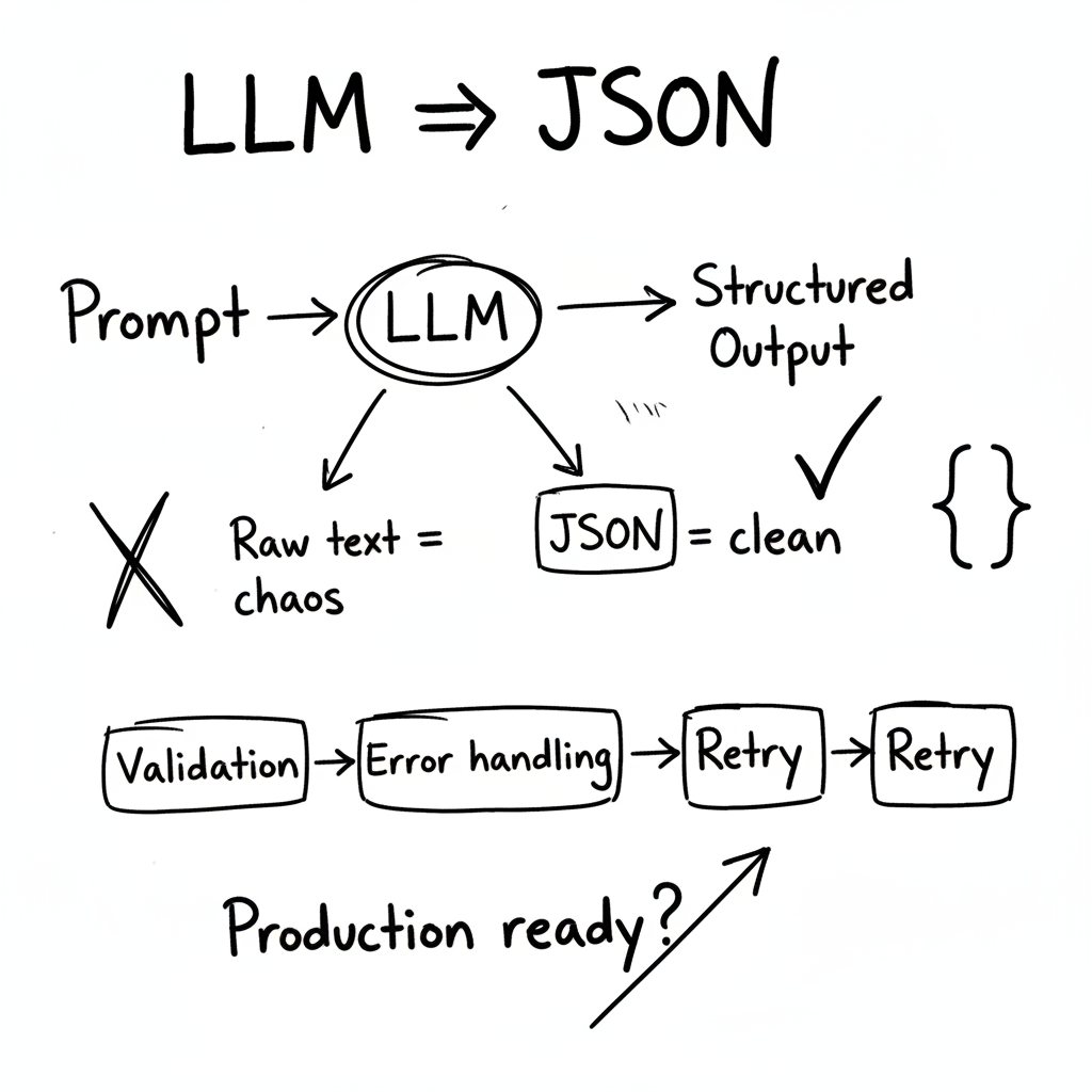 LLM Structured Outputs Flow